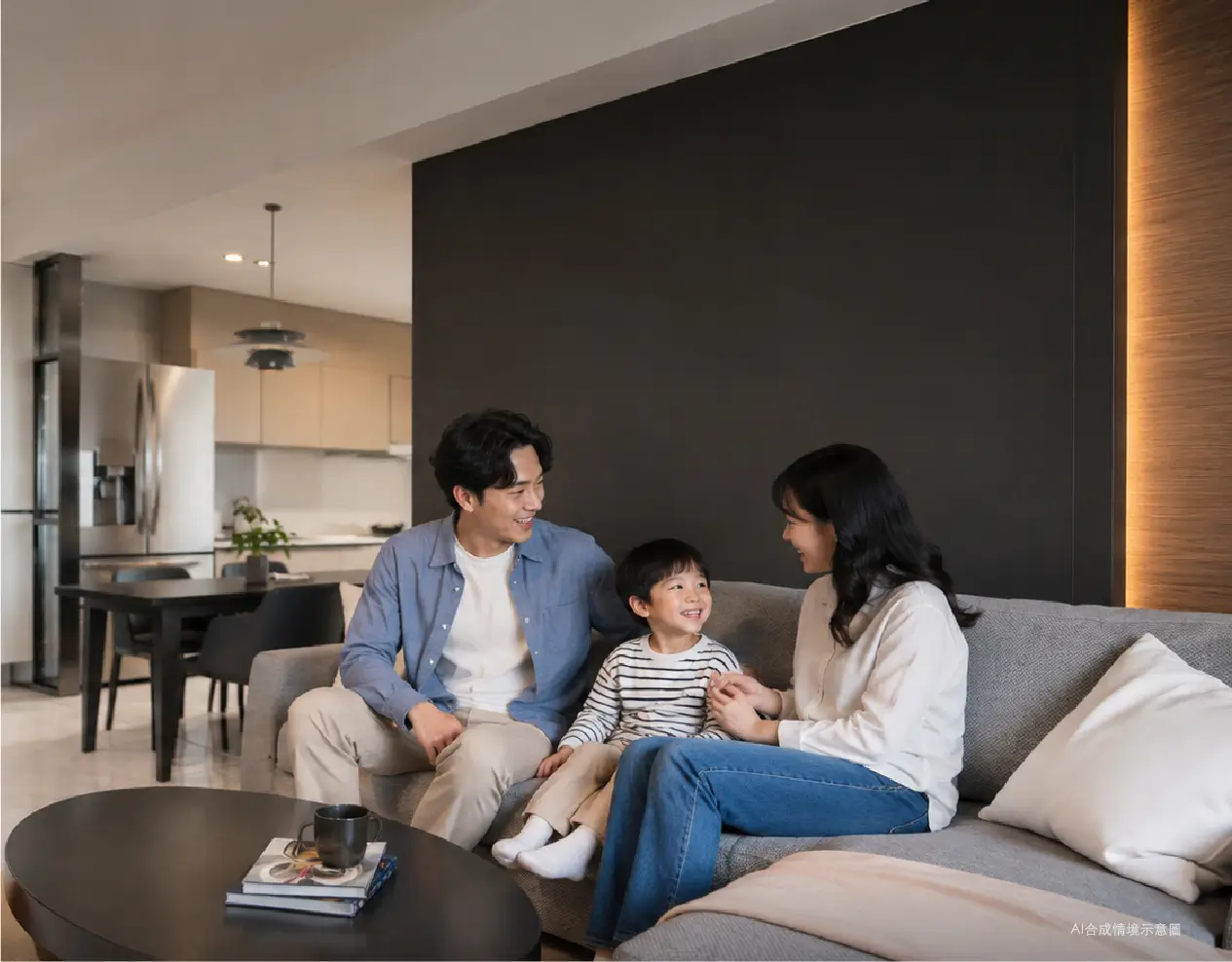 均質3房客廳情境